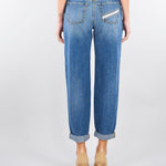 Jeans a ovetto con lucchetto gioiello PJ27D61E2 139 ELISABETTA FRANCHI 
