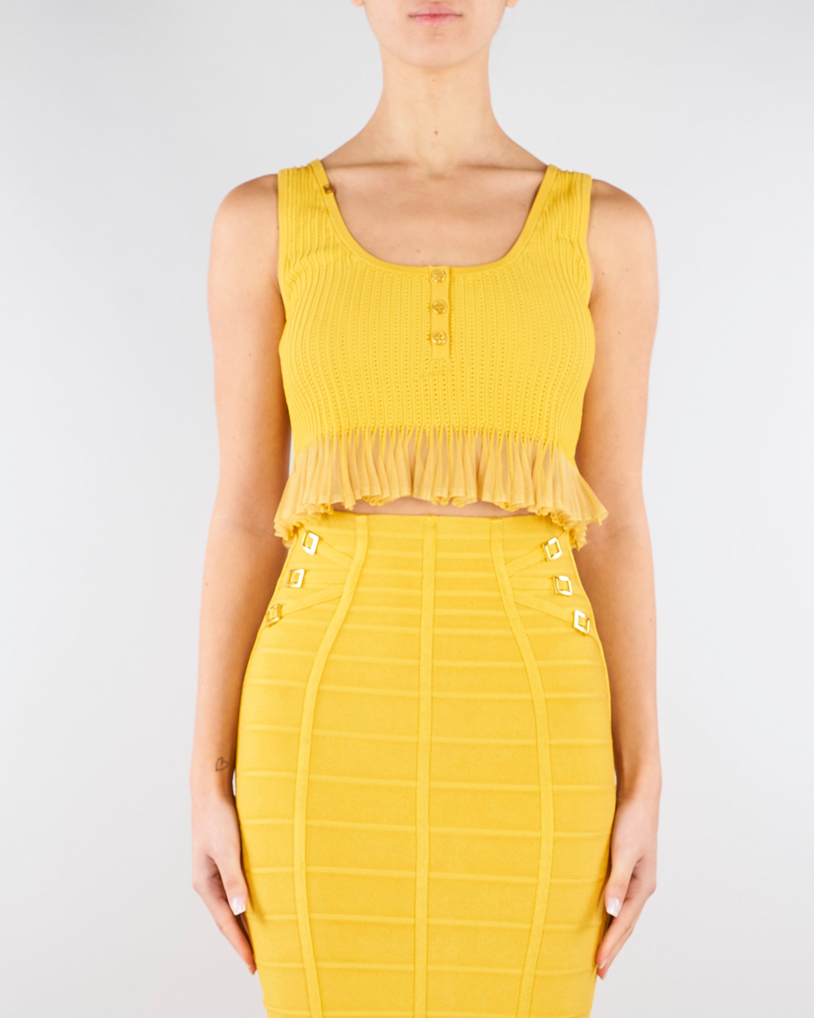 Top Sun in maglia à jour TK74B61E2 EV4 ELISABETTA FRANCHI 