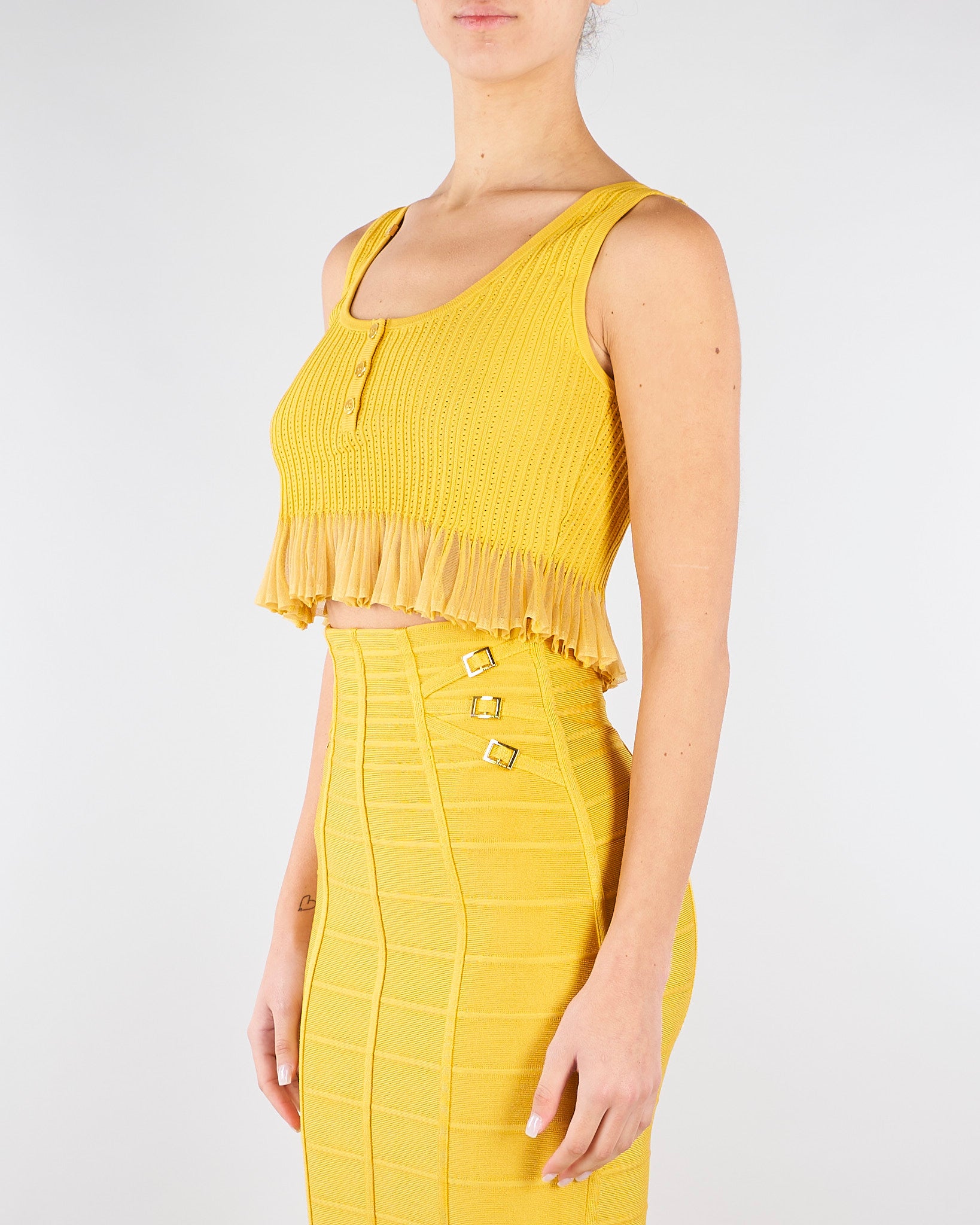 Top Sun in maglia à jour TK74B61E2 EV4 ELISABETTA FRANCHI 