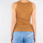 Top Daino in maglia con logo TK80B61E2 AI6 ELISABETTA FRANCHI 