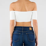 Top in maglia Avorio TK86B62E2 360 ELISABETTA FRANCHI 