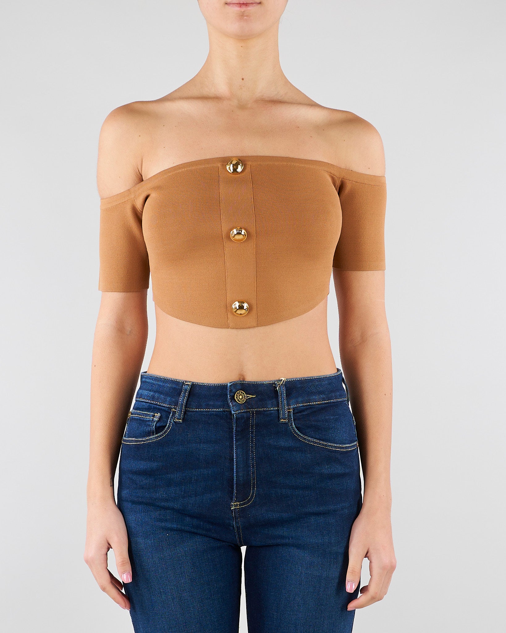 Top in maglia Daino TK86B62E2 AI6 ELISABETTA FRANCHI 