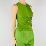 Top Aloe in jersey con dettaglio gioiello TO03761E2 EV3 ELISABETTA FRANCHI 
