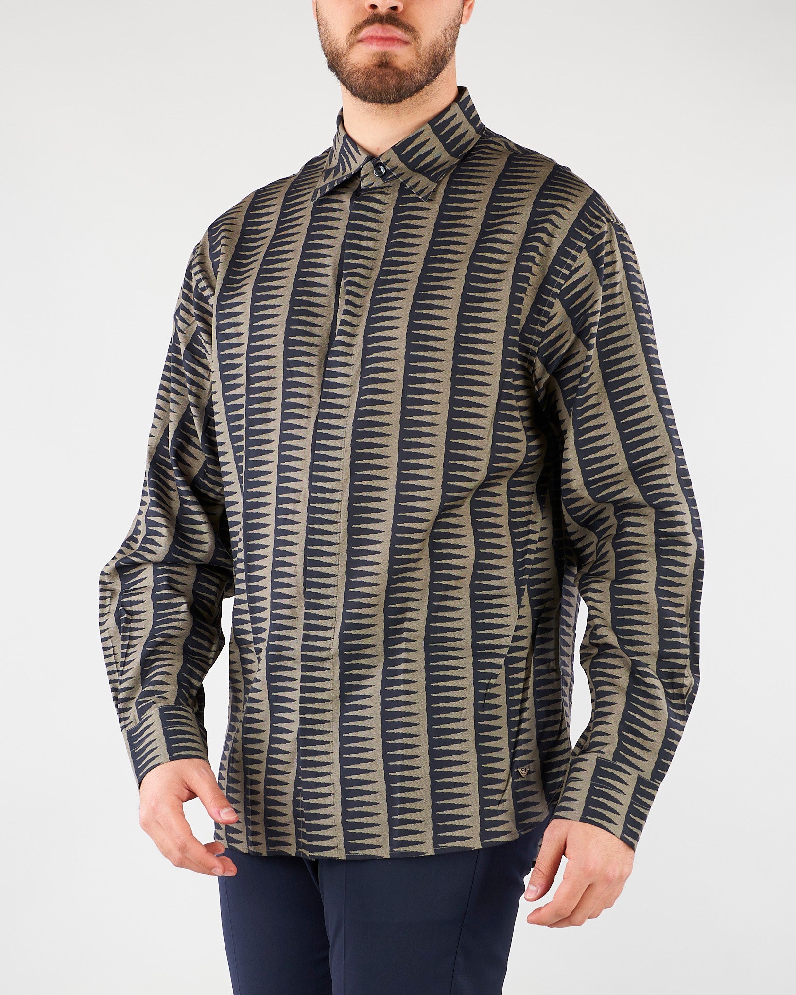 Camicia con stampa all over EM004178AF14214 FB472 EMPORIO ARMANI 