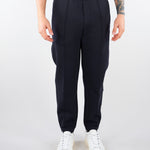 Pantalone Jogger Blu in double jersey con ricamo logo EM004542AF10013 UB118 EMPORIO ARMANI 