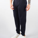 Pantalone Jogger Blu in double jersey con ricamo logo EM004542AF10013 UB118 EMPORIO ARMANI 