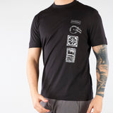 T-shirt Nero con stampa EM004994AF24470 UC001 EMPORIO ARMANI 