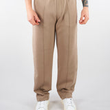 Pantaloni Beige in double jersey con banda logata EM005223AF10013 U6107 EMPORIO ARMANI 