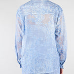Camica in raso Devorè Denim con pizzo D48EK056E66 MF156 ERMANNO BY ERMANNO SCERVINO 
