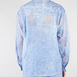 Camica in raso Devorè Denim con pizzo D48EK056E66 MF156 ERMANNO BY ERMANNO SCERVINO 