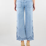 Jeans con ricamo sangallo D48EP006EI7 MF156 ERMANNO BY ERMANNO SCERVINO 