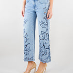 Jeans con ricamo sangallo D48EP006EI7 MF156 ERMANNO BY ERMANNO SCERVINO 