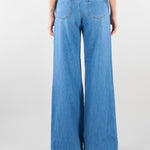 Jeans flare con pizzo ricamato D48EP040REJ4 MF156 ERMANNO BY ERMANNO SCERVINO 