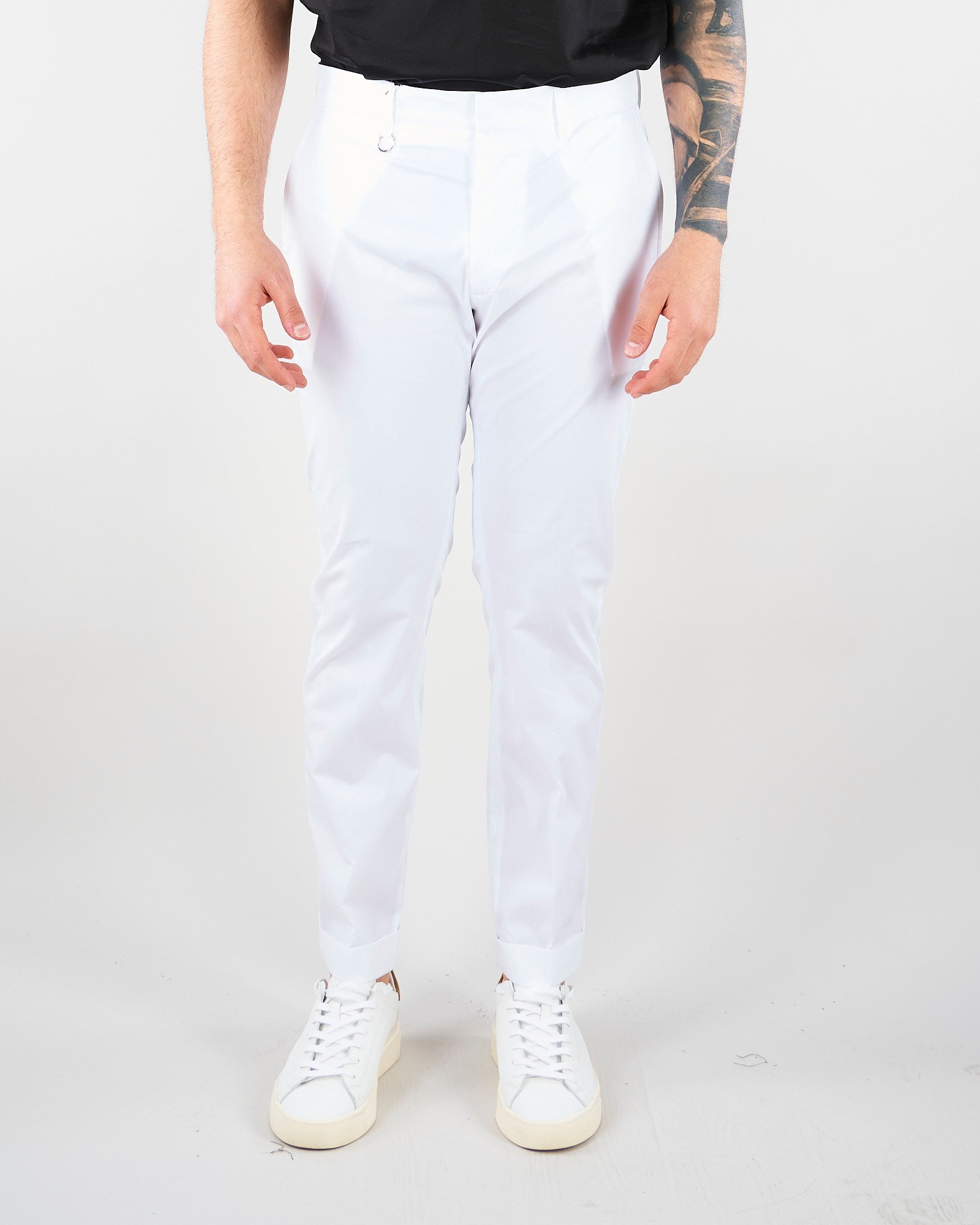 Pantalone Roxy Bianco in cotone GC1PSS266888 A001 GOLDEN CRAFT 