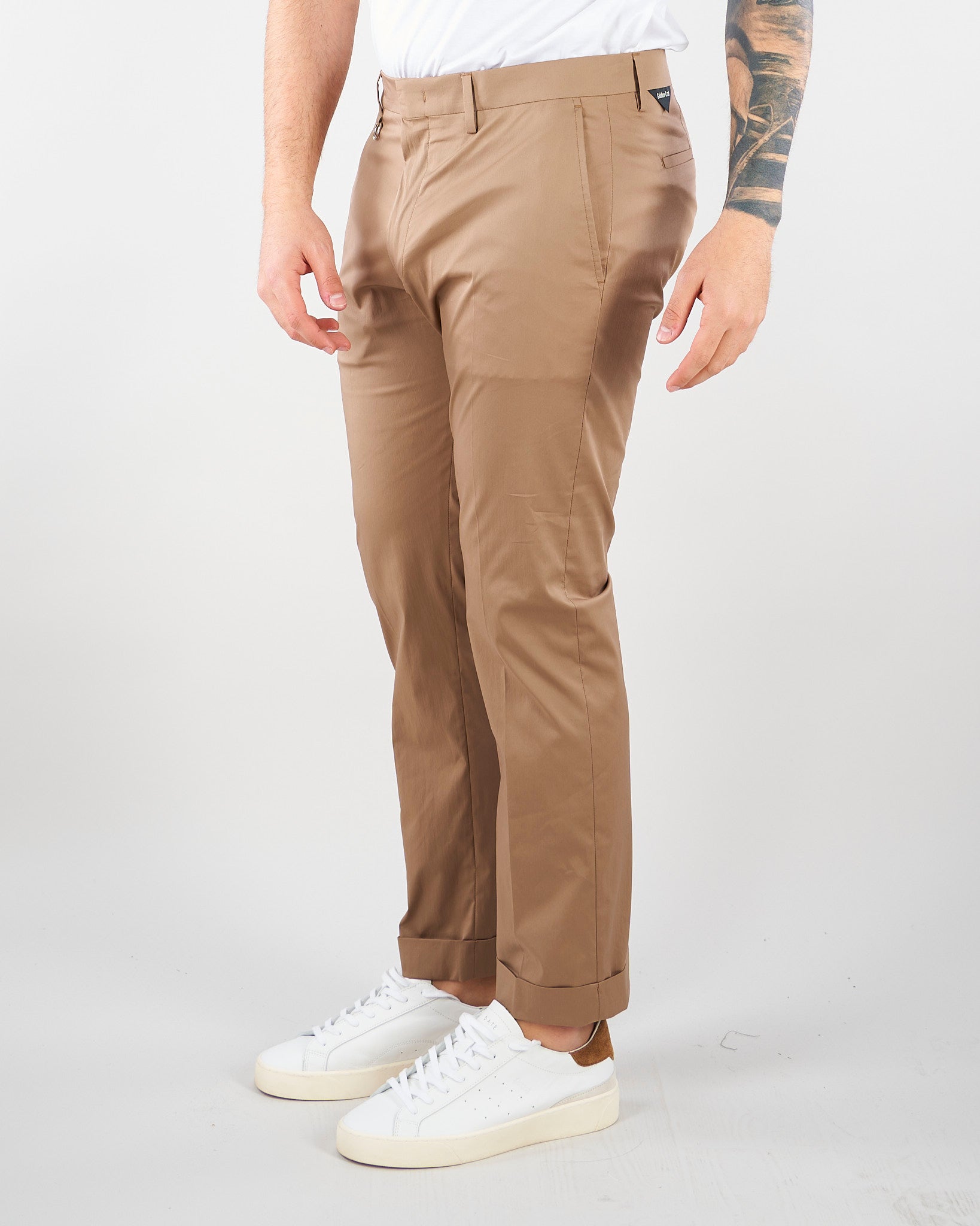 Pantalone Roxy Nocciola in cotone GC1PSS266888 M040 GOLDEN CRAFT 