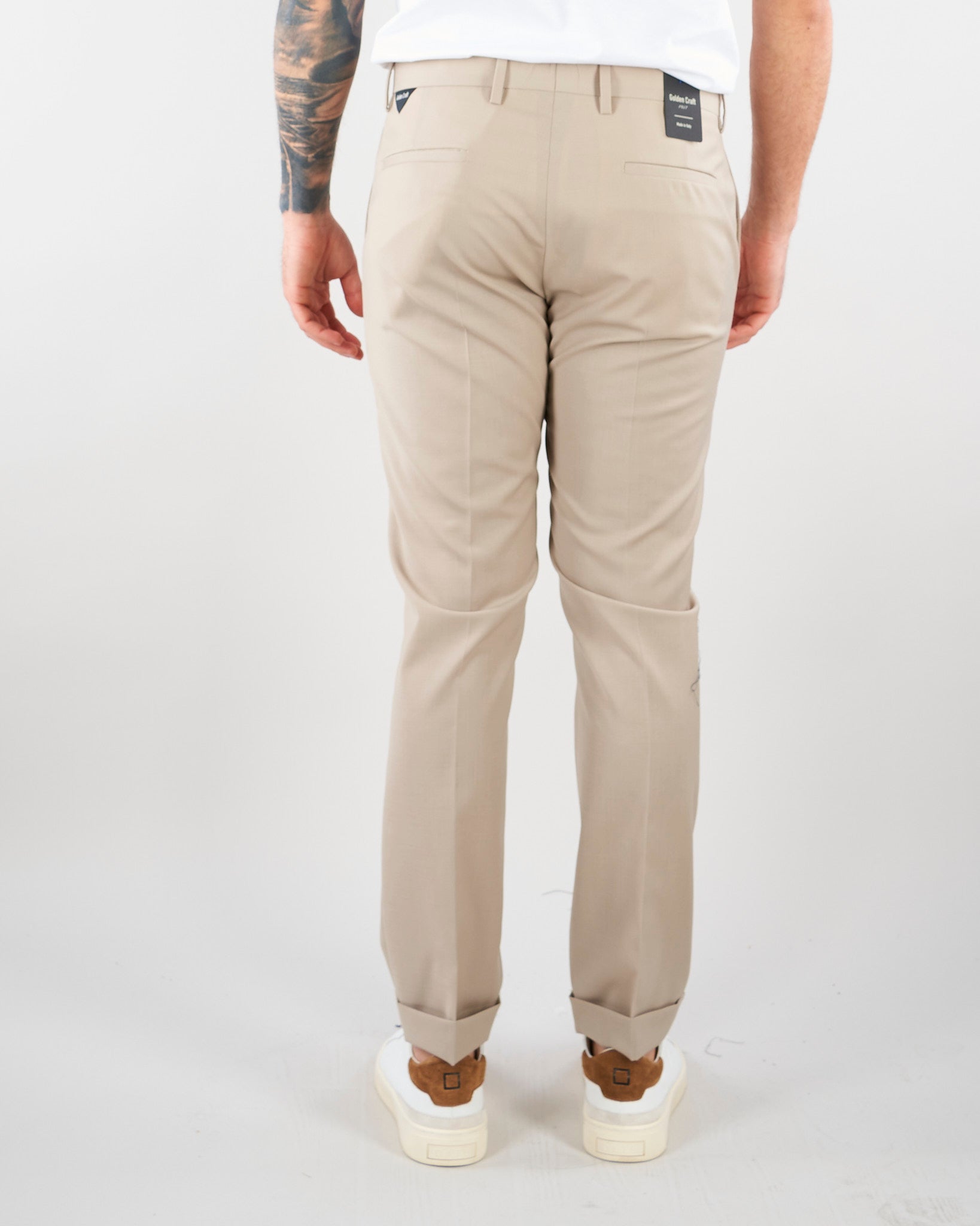 Pantalone Roxy Sabbia in fresco lana GC1PSS266889 A037 GOLDEN CRAFT 