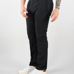 Pantalone Roxy Nero in fresco lana GC1PSS266889 D001 GOLDEN CRAFT 