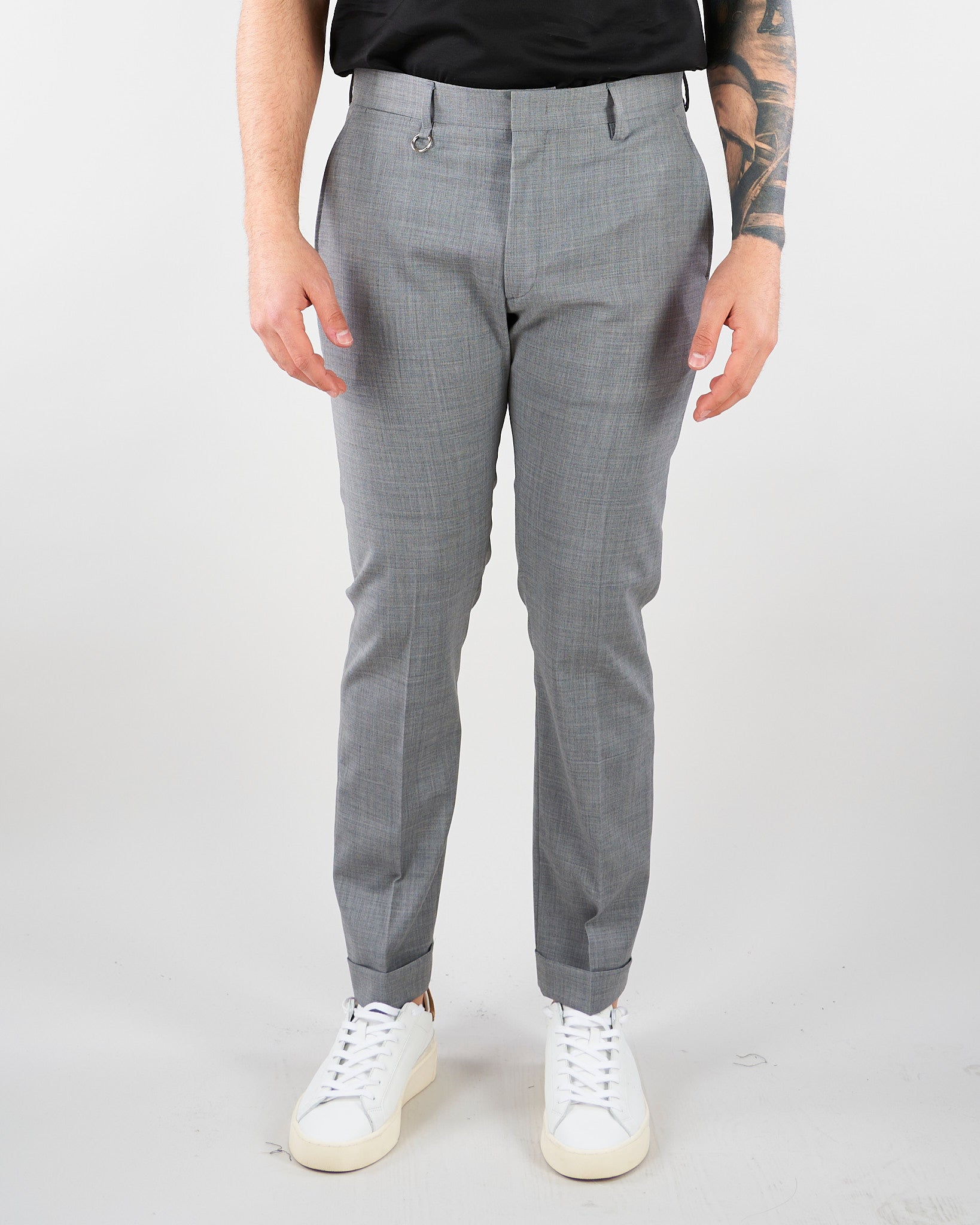 Pantalone Roxy Grigio in fresco lana GC1PSS266889 N013 GOLDEN CRAFT 