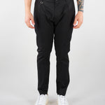 Pantalone Max Nero in cotone con elastico GC1PSS266895 D001 GOLDEN CRAFT 