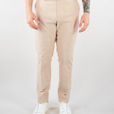 Pantalone Justin Beige in misto cotone e lino GC1PSS266904 A041 GOLDEN CRAFT 