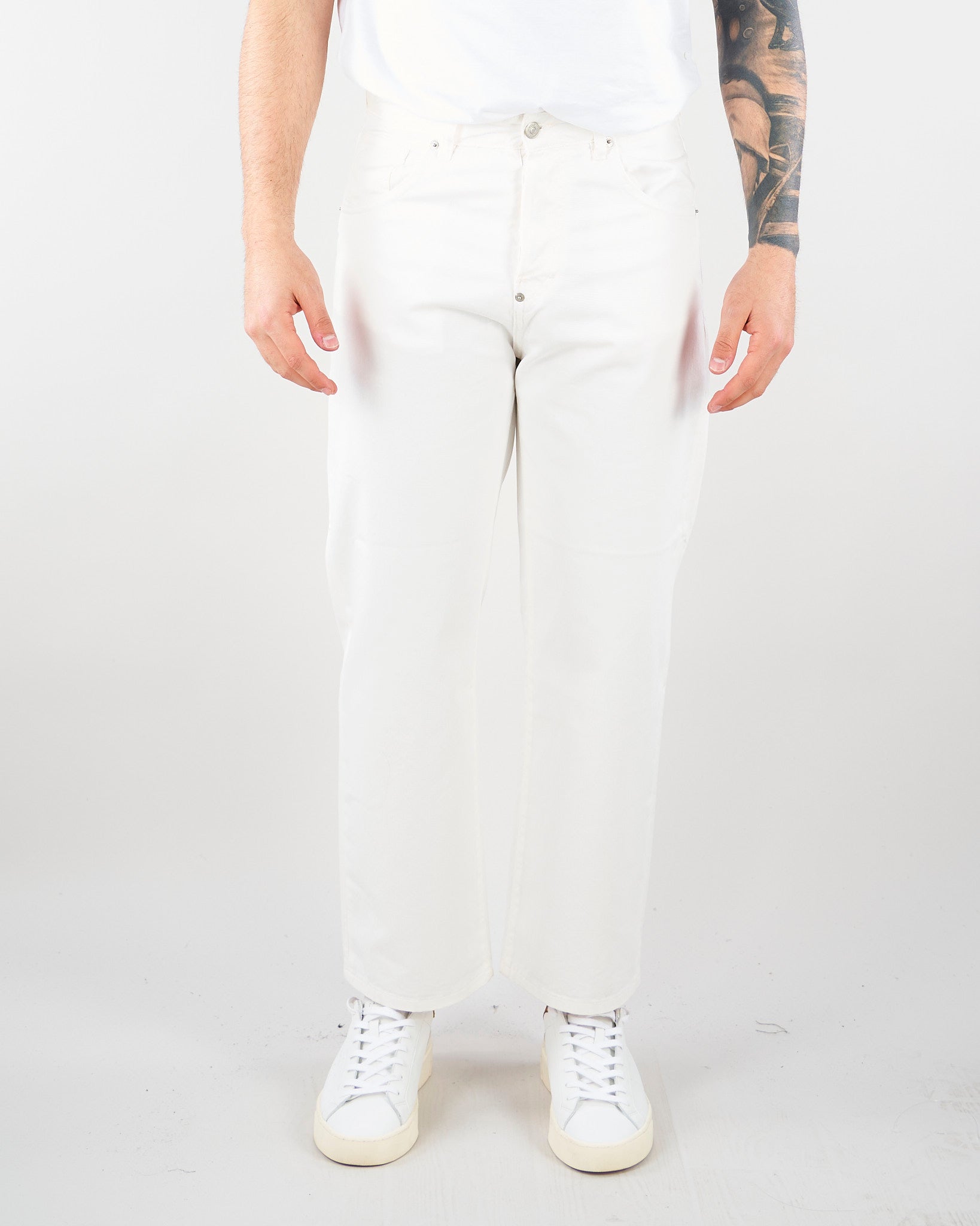Jeans Bianco in Denim Relaxed fit BRADL7/26 1 I'M BRIAN 