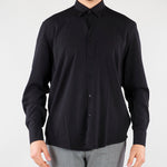 Camicia Nero in viscosa fluida CA3624 9 I'M BRIAN 