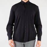Camicia Nero in viscosa fluida CA3624 9 I'M BRIAN 