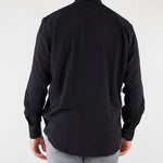 Camicia Nero in viscosa fluida CA3624 9 I'M BRIAN 