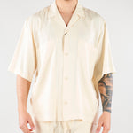 Camicia Panna in tessuto fluido Relaxed fit CA3626 2 I'M BRIAN 