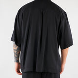 Camicia Nero in tessuto fluido Relaxed fit CA3626 9 I'M BRIAN 