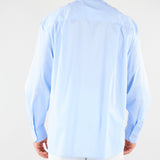 Camicia Celeste a righe in cotone CA3630 18 I'M BRIAN 