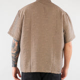 Camicia jacquard Taupe Relaxed fit CA3633 35 I'M BRIAN 