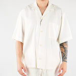 Camicia Bianco in lino CA3637 1 I'M BRIAN 