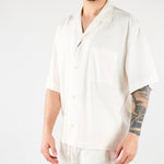 Camicia Bianco in lino CA3637 1 I'M BRIAN 
