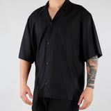 Camicia Nero in lino CA3637 9 I'M BRIAN 