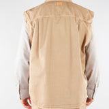 Gilet Beige in cotone Oversize CA3654 45 I'M BRIAN 