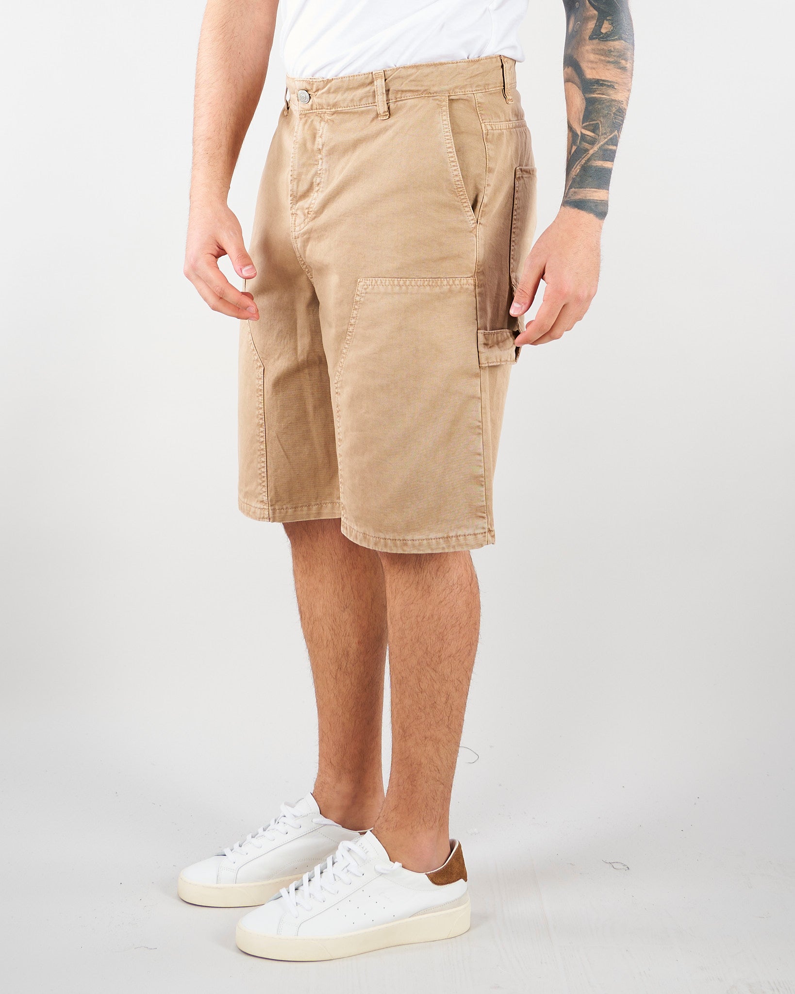 Bermuda Carpenter Beige in cotone CARPBL7/26 45 I'M BRIAN 