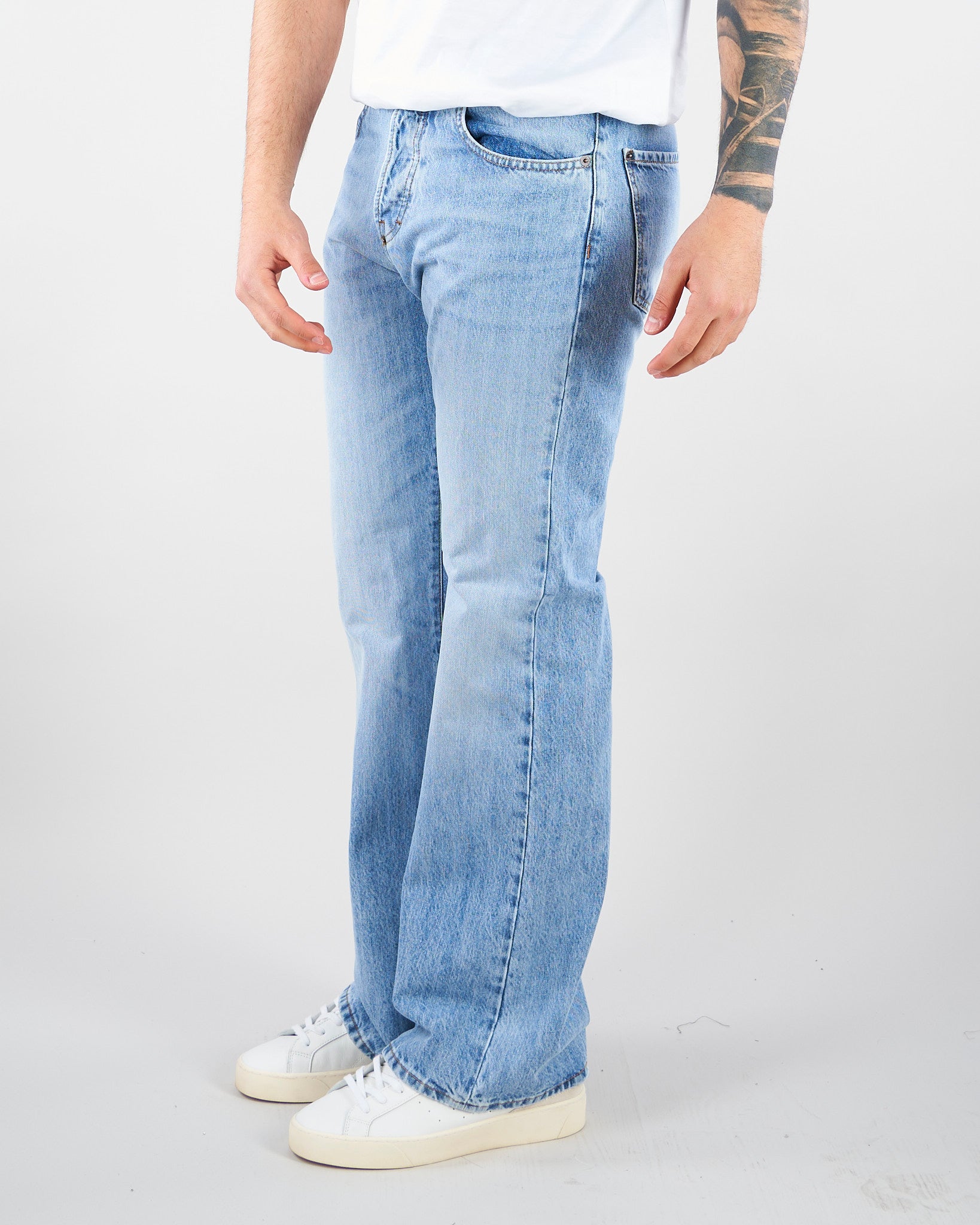 Jeans Flare in denim con fondo ampio FLAREL4/26 47 I'M BRIAN 