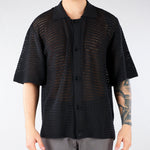 Maglia in crochet Nero Oversize MA3609 9 I'M BRIAN 