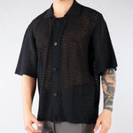 Maglia in crochet Nero Oversize MA3609 9 I'M BRIAN 