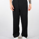 Pantalone Nero fondo ampio PA3689 9 I'M BRIAN 