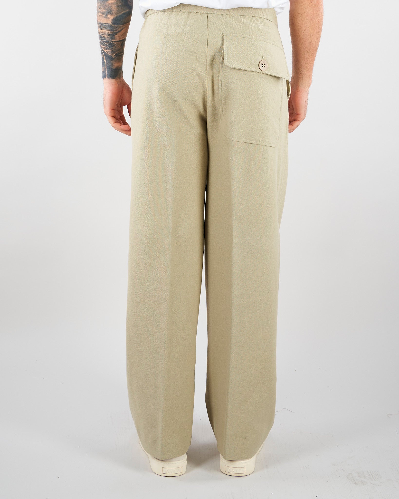 Pantalone Sabbia wide leg con fondo ampio PA3709 55 I'M BRIAN 