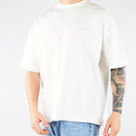 T-shirt Bianco oversize con logo TS3740 1 I'M BRIAN 