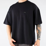T-shirt Nero Oversize con logo TS3740 9 I'M BRIAN 