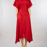 Abito Rosso in lino SP5LE042 4031 ICONA 