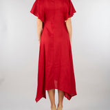 Abito Rosso in lino SP5LE042 4031 ICONA 