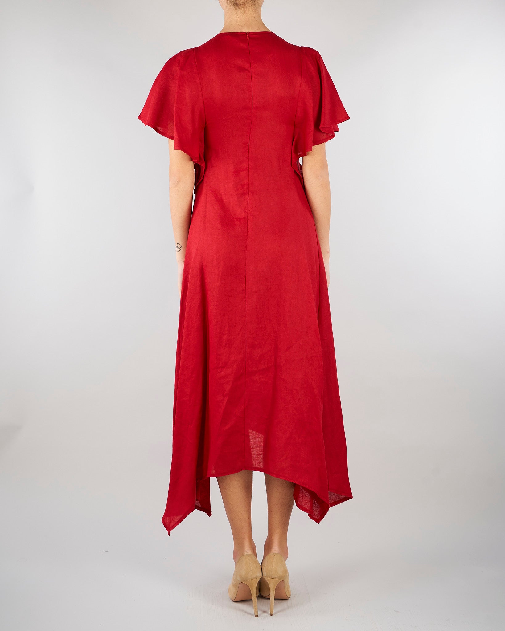 Abito Rosso in lino SP5LE042 4031 ICONA 