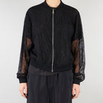 Bomber Nero in pizzo SP5LE049 0001 ICONA 