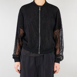 Bomber Nero in pizzo SP5LE049 0001 ICONA 