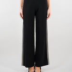 Pantalone in maglia Nero con profili a contrasto SP5NT013 0001 ICONA 